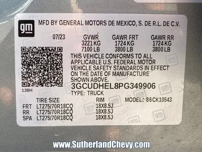 2023 Chevrolet Silverado 1500 ZR2