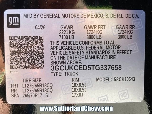2026 Chevrolet Silverado 1500 Custom Trail Boss