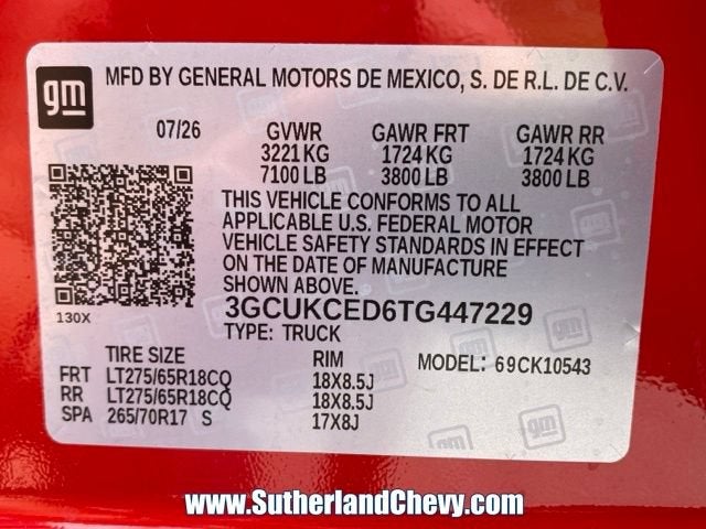 2026 Chevrolet Silverado 1500 Custom Trail Boss