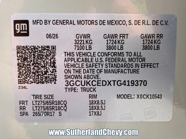 2026 Chevrolet Silverado 1500 Custom Trail Boss