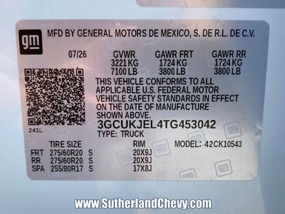 2026 Chevrolet Silverado 1500 High Country