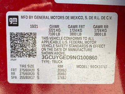 2022 Chevrolet Silverado 1500 LTD LTZ