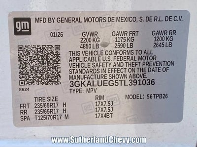2026 GMC Terrain Elevation
