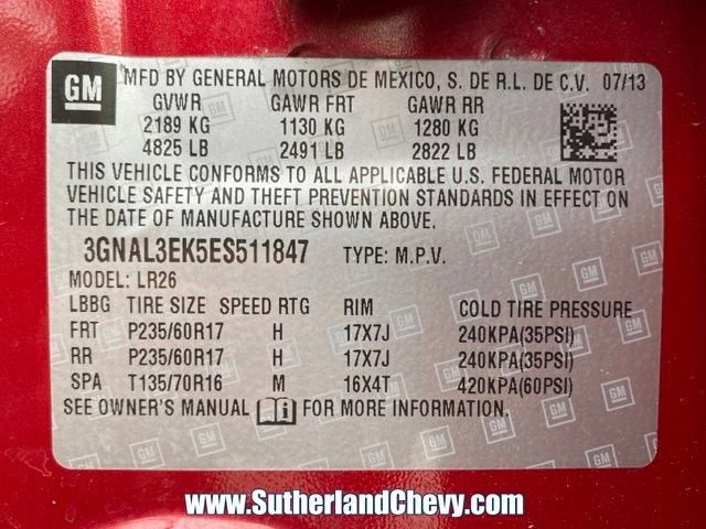 2014 Chevrolet Captiva LT