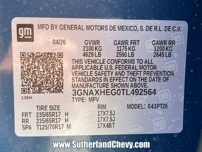 2026 Chevrolet Equinox LT