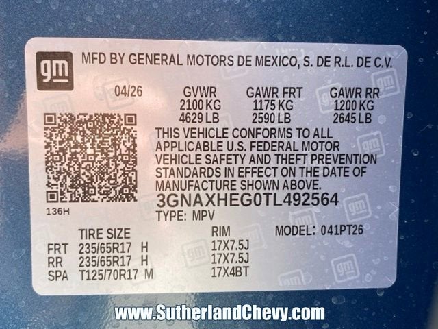 2026 Chevrolet Equinox LT