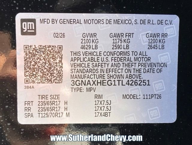 2026 Chevrolet Equinox LT