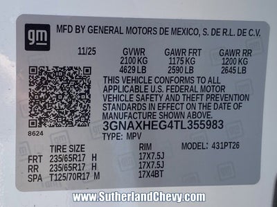 2026 Chevrolet Equinox LT