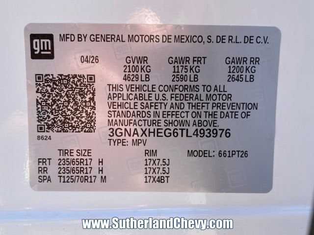 2026 Chevrolet Equinox LT
