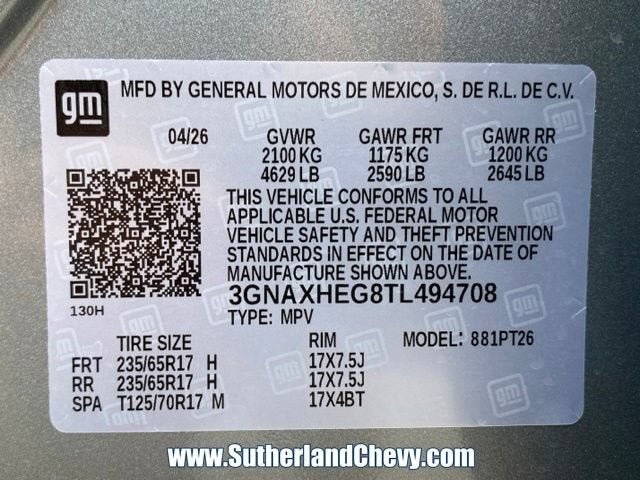 2026 Chevrolet Equinox LT