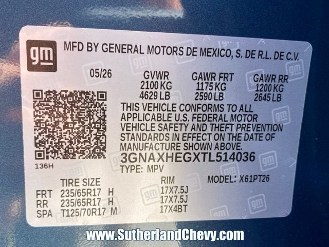 2026 Chevrolet Equinox LT