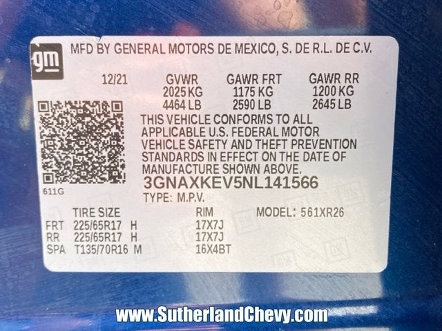 2022 Chevrolet Equinox LT