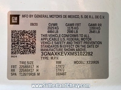 2021 Chevrolet Equinox LT