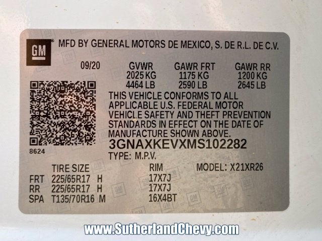 2021 Chevrolet Equinox LT