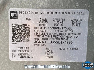 2025 Chevrolet Equinox RS