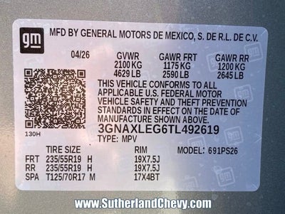 2026 Chevrolet Equinox RS