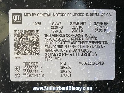 2026 Chevrolet Equinox LT