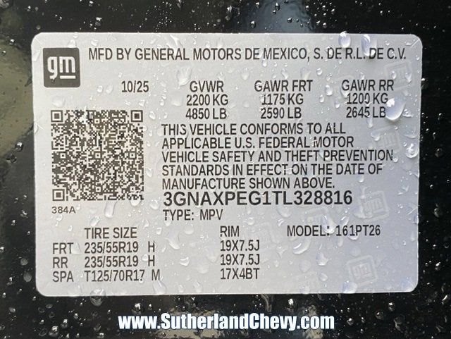 2026 Chevrolet Equinox LT