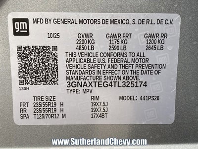 2026 Chevrolet Equinox RS