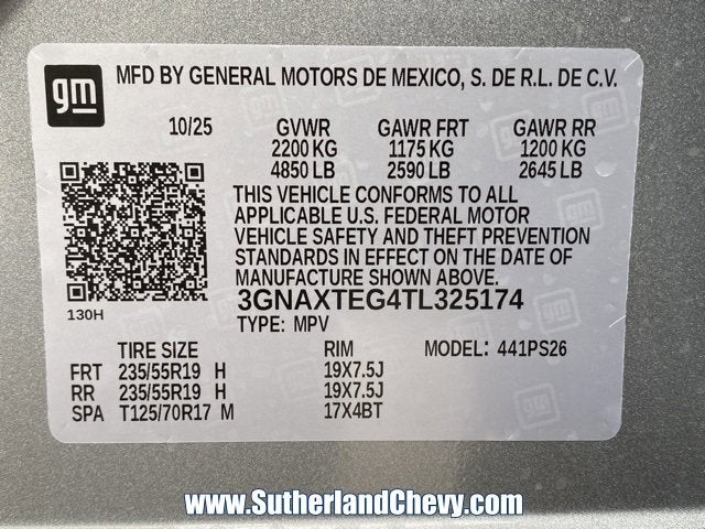 2026 Chevrolet Equinox RS