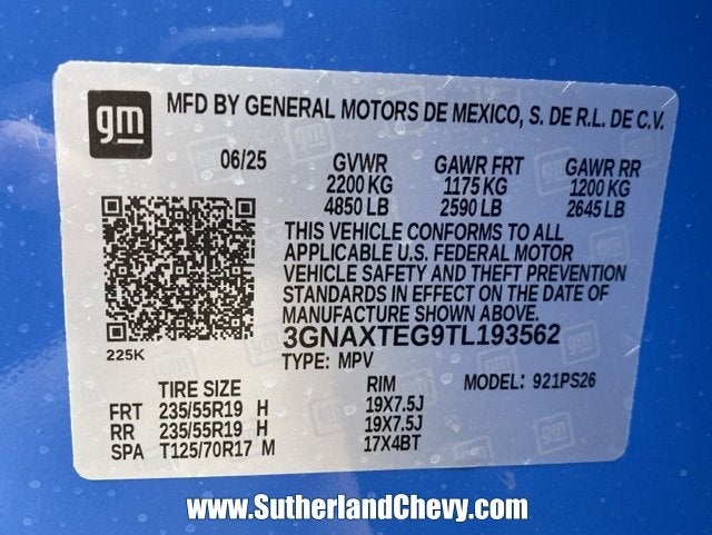 2026 Chevrolet Equinox RS