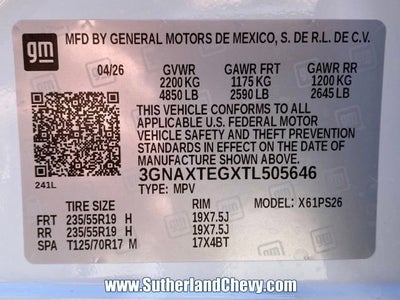 2026 Chevrolet Equinox RS