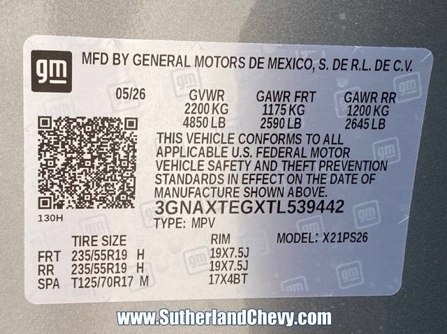2026 Chevrolet Equinox RS