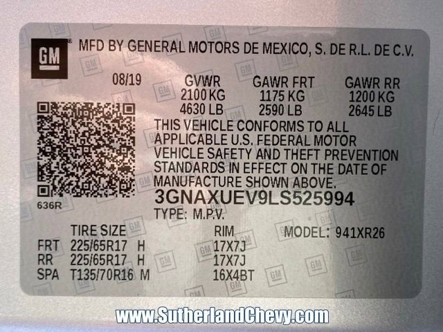 2020 Chevrolet Equinox LT