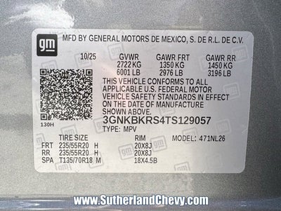 2026 Chevrolet Blazer RS