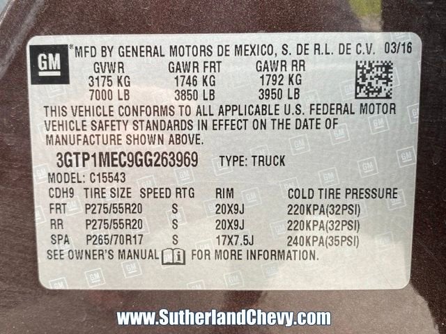2016 GMC Sierra 1500 SLE
