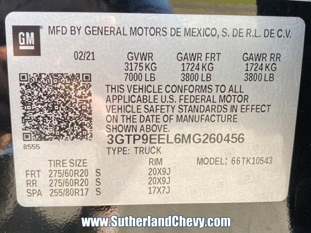 2021 GMC Sierra 1500 AT4