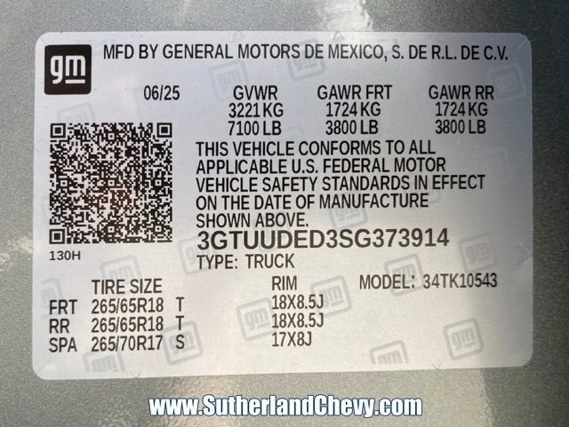 2025 GMC Sierra 1500 SLT