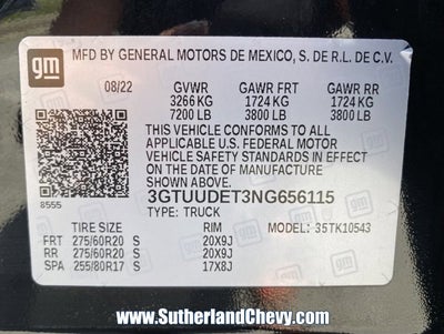 2022 GMC Sierra 1500 SLT