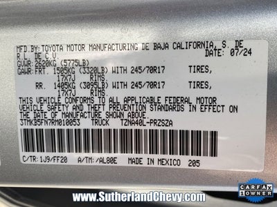 2024 Toyota Tacoma 2WD SR5