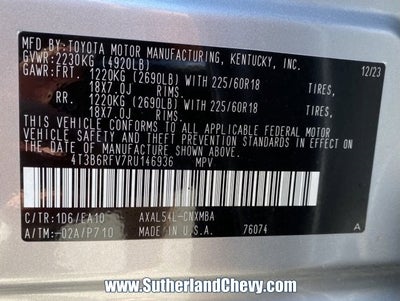 2024 TOYO RAV4 XLEPREM