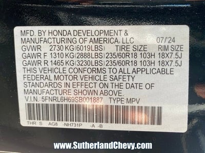 2025 Honda Odyssey EX-L