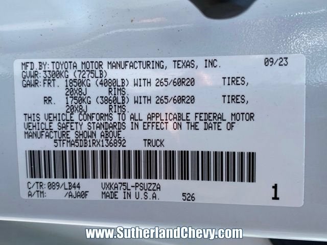 2024 Toyota Tundra 4WD 1794 Edition