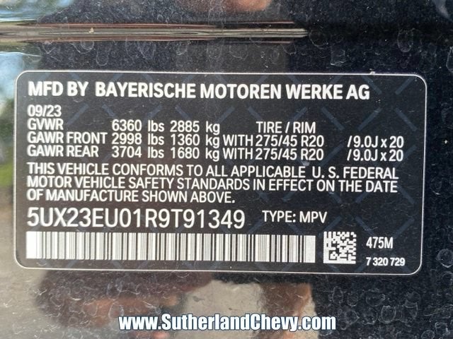 2024 BMW X5 xDrive40i