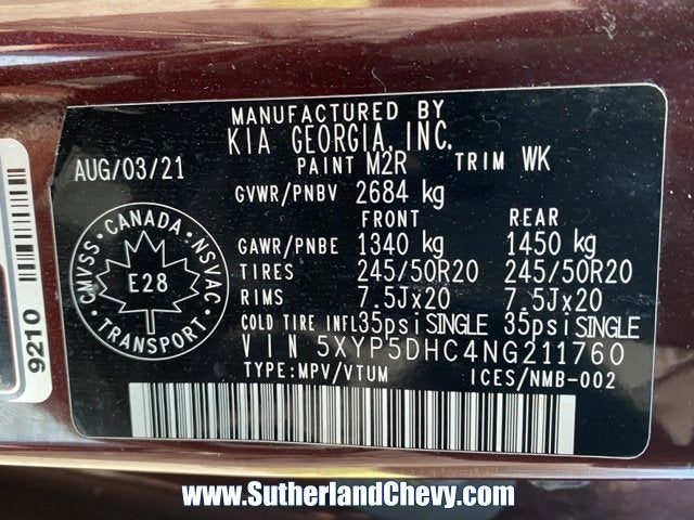 2022 Kia Telluride SX