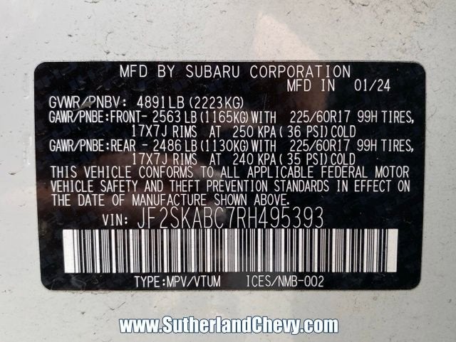 2024 Subaru Forester BASE