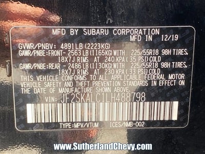 2020 Subaru Forester Sport