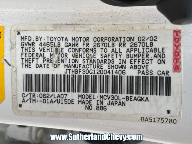 2002 Lexus ES 300 NA