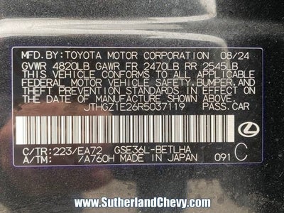 2024 Lexus IS IS 350 F SPORT Design