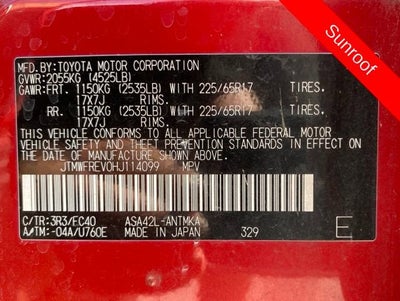 2017 Toyota RAV4 XLE