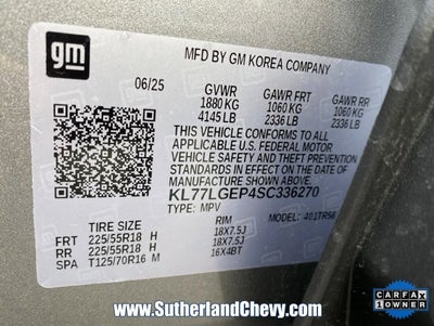 2025 Chevrolet Trax 1RS