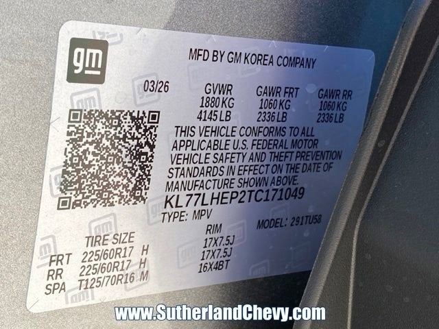 2026 Chevrolet Trax LT