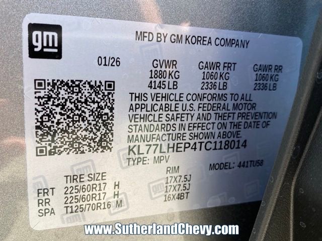 2026 Chevrolet Trax LT