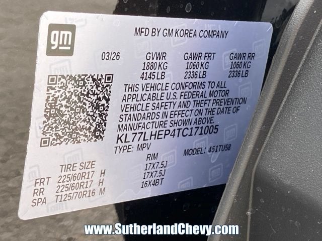 2026 Chevrolet Trax LT