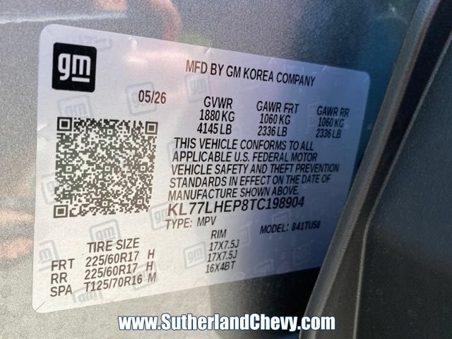2026 Chevrolet Trax LT