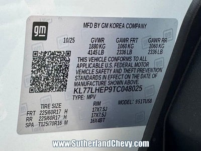 2026 Chevrolet Trax LT